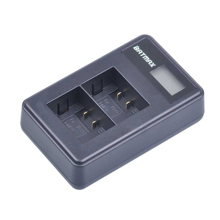 Set 2 acumulatori DMW-BMB9 + incarcator Panasonic DMC FZ70 FZ100 FZ150