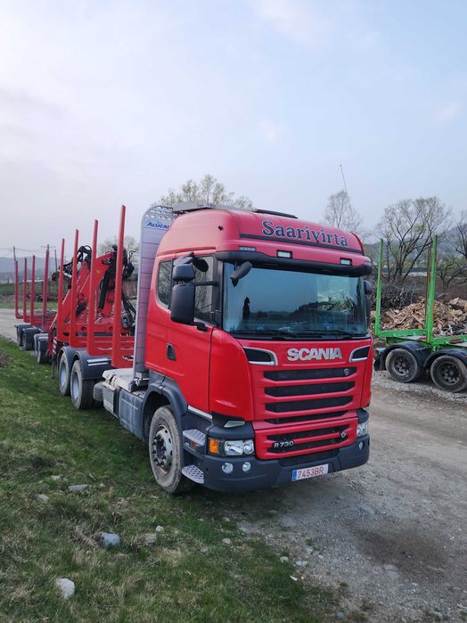 SCANIA R730 transport forestier lemn,bușteni