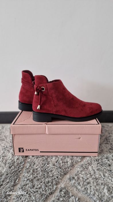 Botine damă cu toc de 3 cm