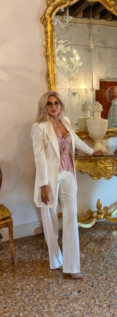 ZARA сако с примес лен