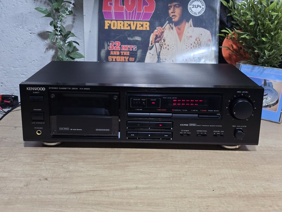 Deck KENWOOD kx-5030, 3 motoare, kx-2520, autoreverse hi-fi audio