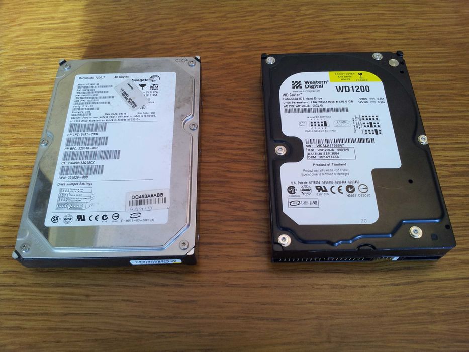 Hard disc , disk , HDD intern 3.5 2.5 inch , IDE , SATA