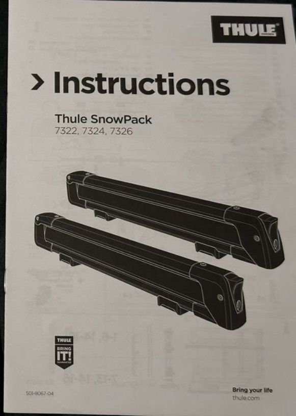Багажник за ски Thule SnowPack