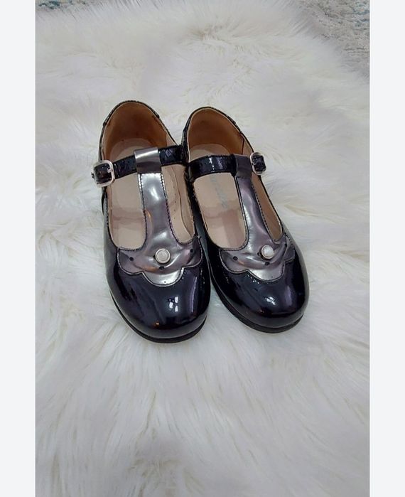 Balerini fetiță piele naturală Marelbo nr 29 18.5 cm