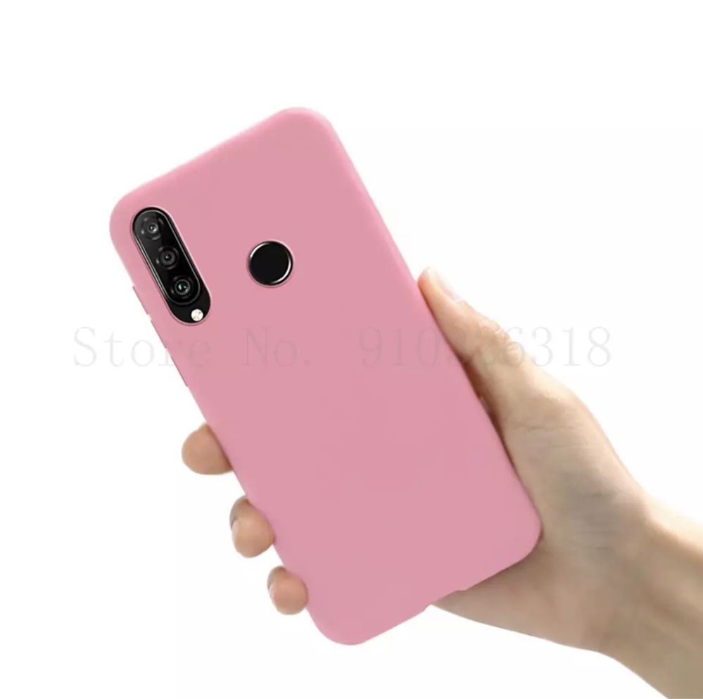 Huawei P40 P30 Lite Husa X LEVEL Silicon cu Catifea / Alcantara