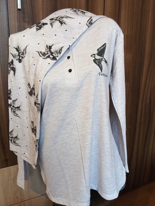 Дамски пижами памук и интерлог