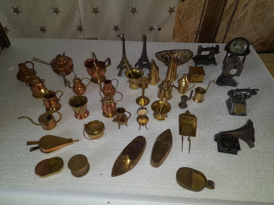 Miniaturi din bronz alamă cupru antimoniu ascuțitori