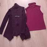 Lot Cardigan elegant și maleta S-M