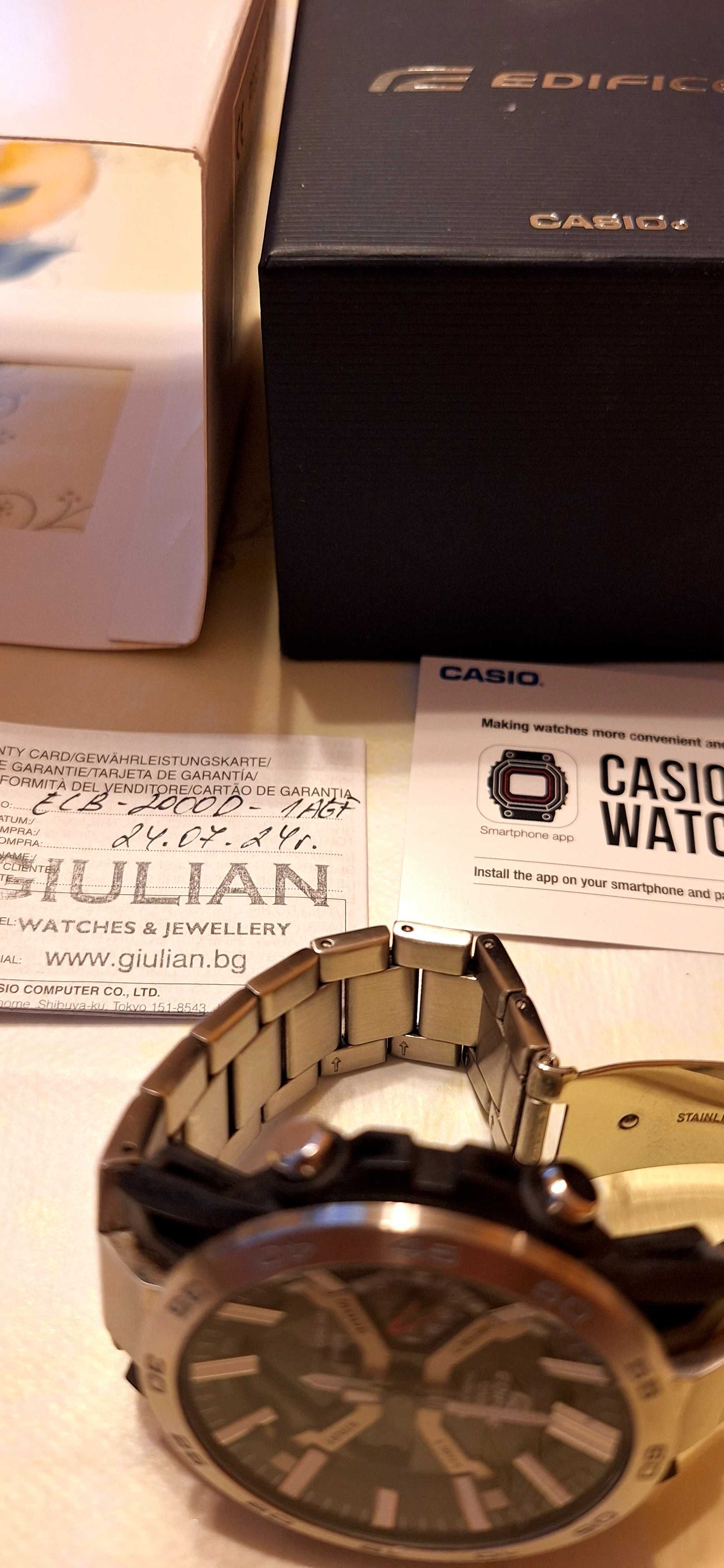 Часовник Casio edifice ECB 2000 D 1 AEF