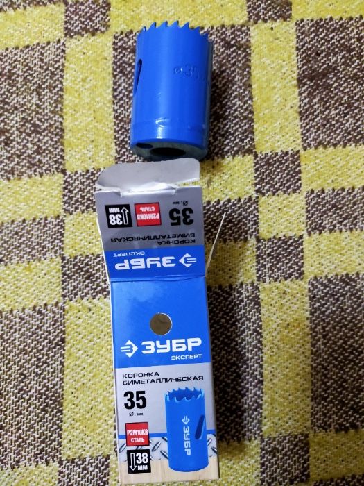 Новые биметаллические коронки  по металлу "зубр"