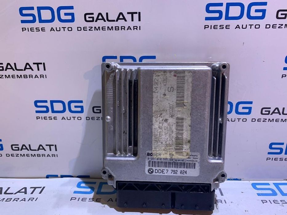 ECU / Calculator Motor BMW Seria 3 E46 320D 2.0D 110KW 150CP 2001 - 2005 Cod Piesa : 7792024 / 0281010565 / 7792293