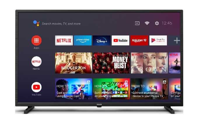 Televizor Philips LED 39PHS6707, 98 cm, Smart Android, HD, Clasa G