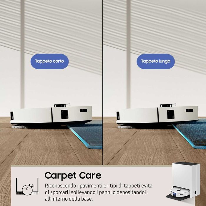 Прахосмукачка робот Samsung Jet Bot Combo (VR7MD97714G) Steam+ станция