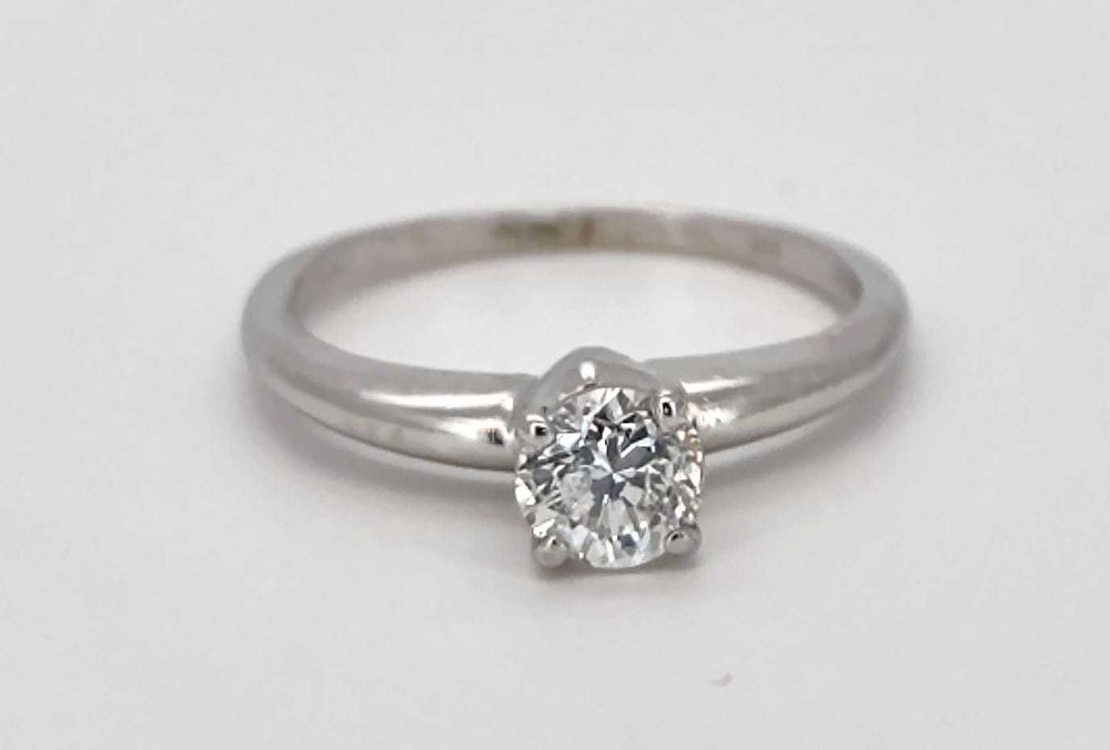 Inel 14k logodna cu diamant 0,47ct