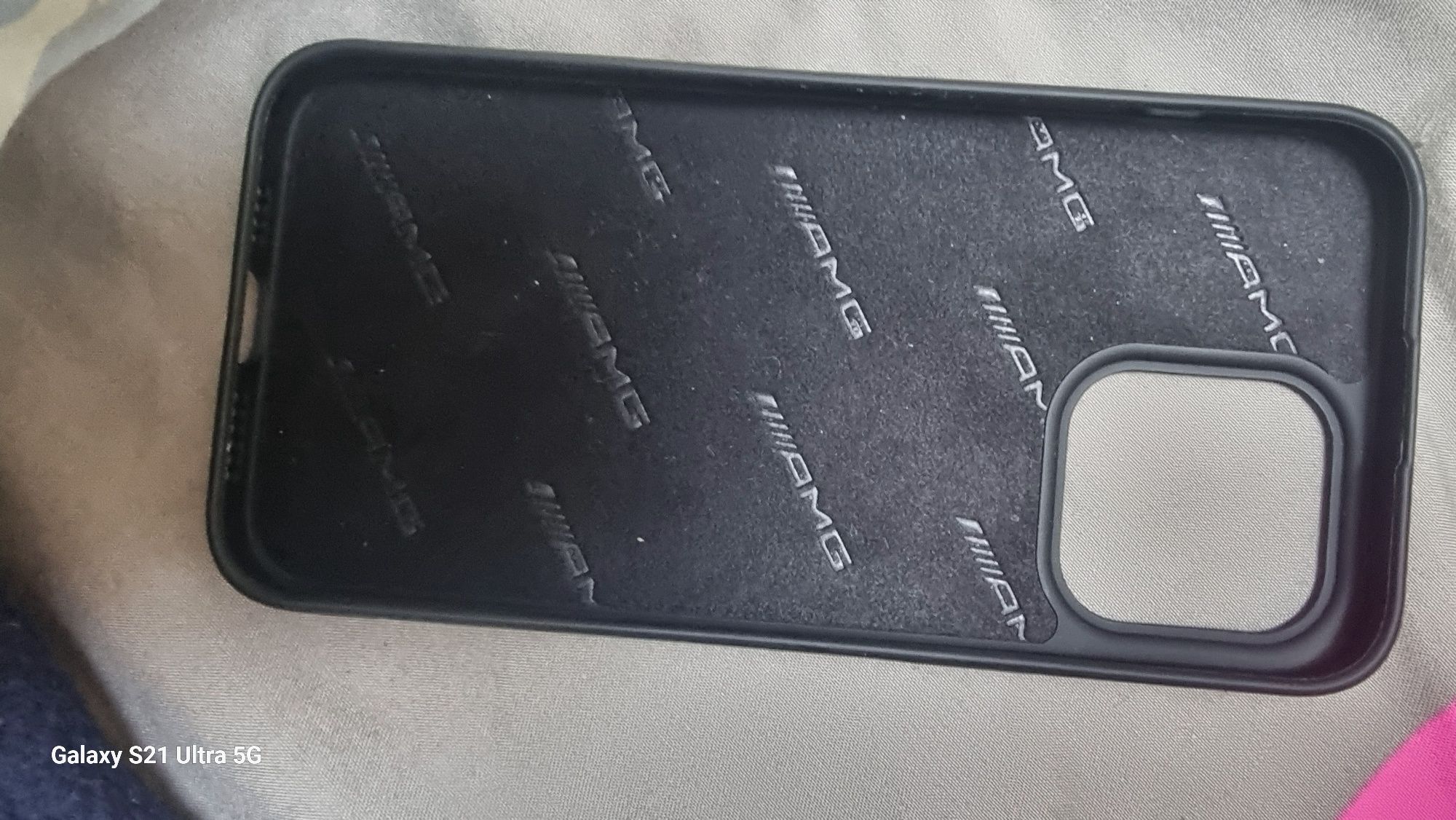 Калъф iphone 14 pro Max AMG оригинал с алкантара