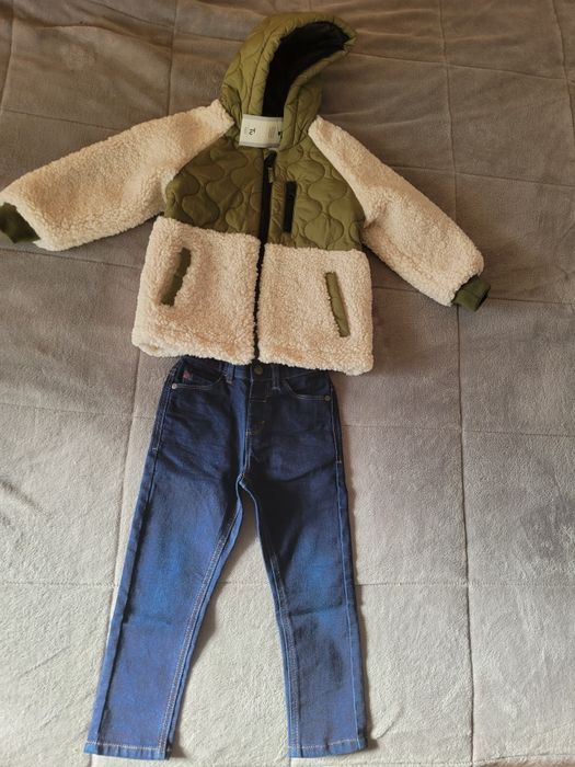 Blugi next2-3ani noi și hanorac TU 3-4 ani(98-104 cm)nou