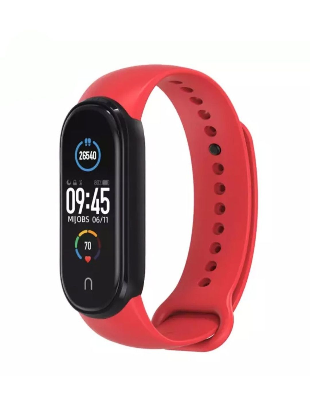 Силиконовый ремешок для Xiaomi Mi Band 5 , Xiaomi Mi Band 6.