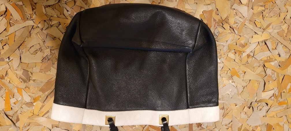 Geanta/ poseta neagra mare FURLA piele