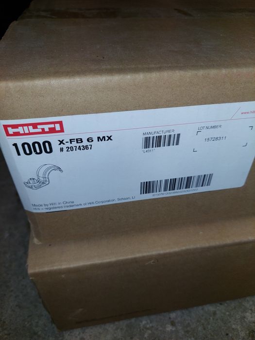 Cleme hilti de 6mm și 8mm