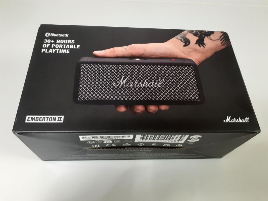Boxa portabila Marshall Emberton II, 20 W, Bluetooth, Autonomie 30 ore