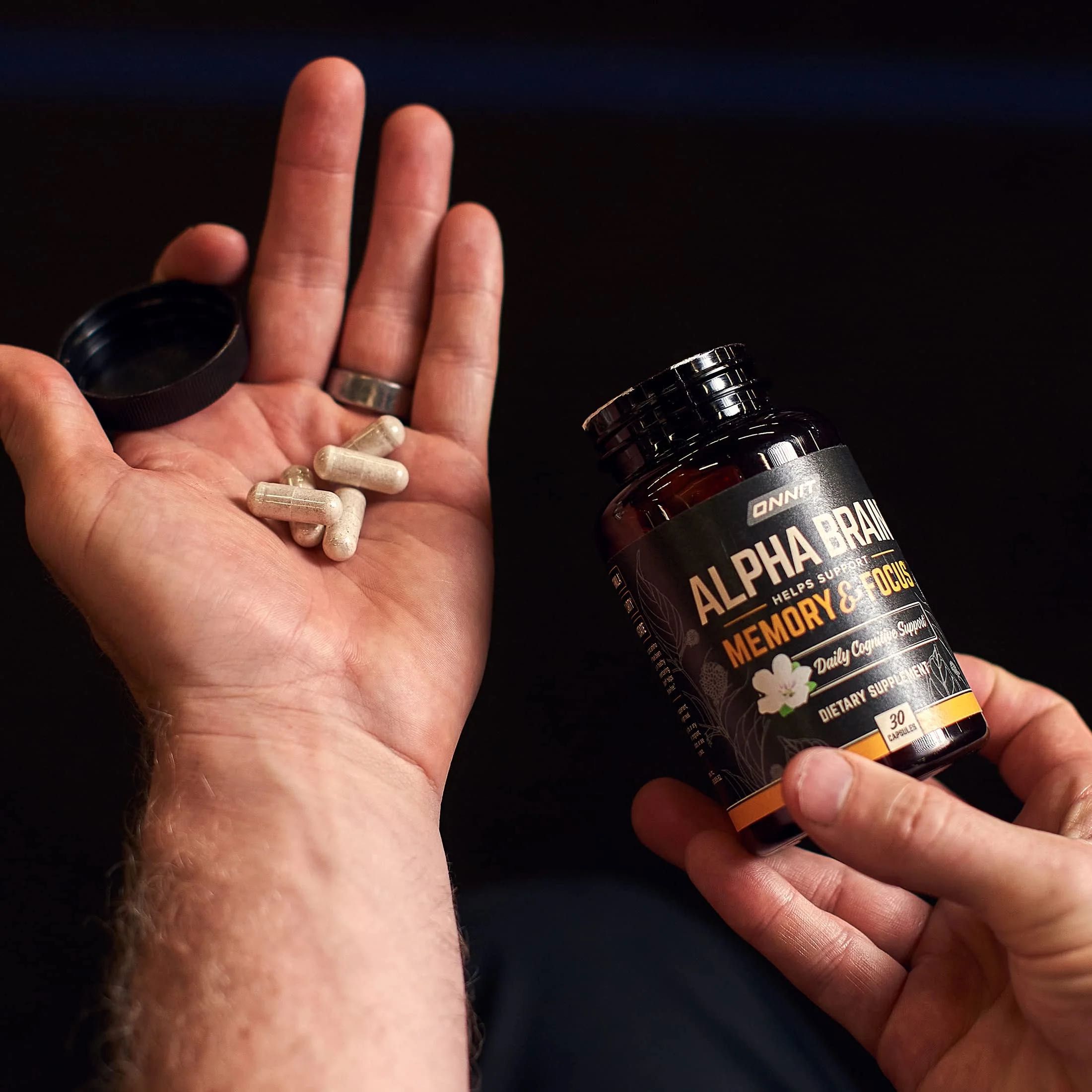 Suplimente memorie Nootropice ALPHA BRAIN ONNIT (30 capsule) 120 RON