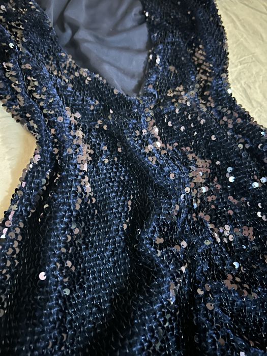 Рокля с пайети XS