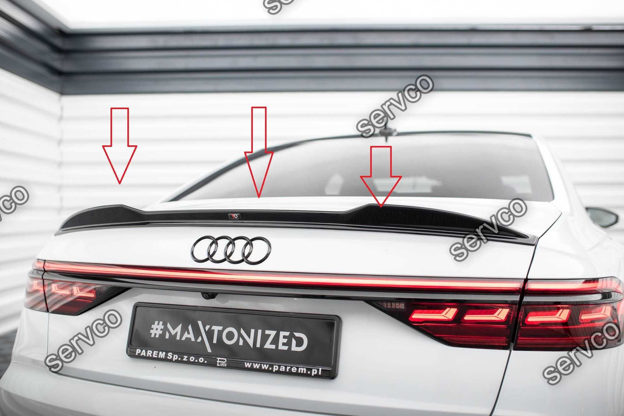 Pachet Body kit tuning Audi A8 D5 2017-2021 v1 - Maxton Design