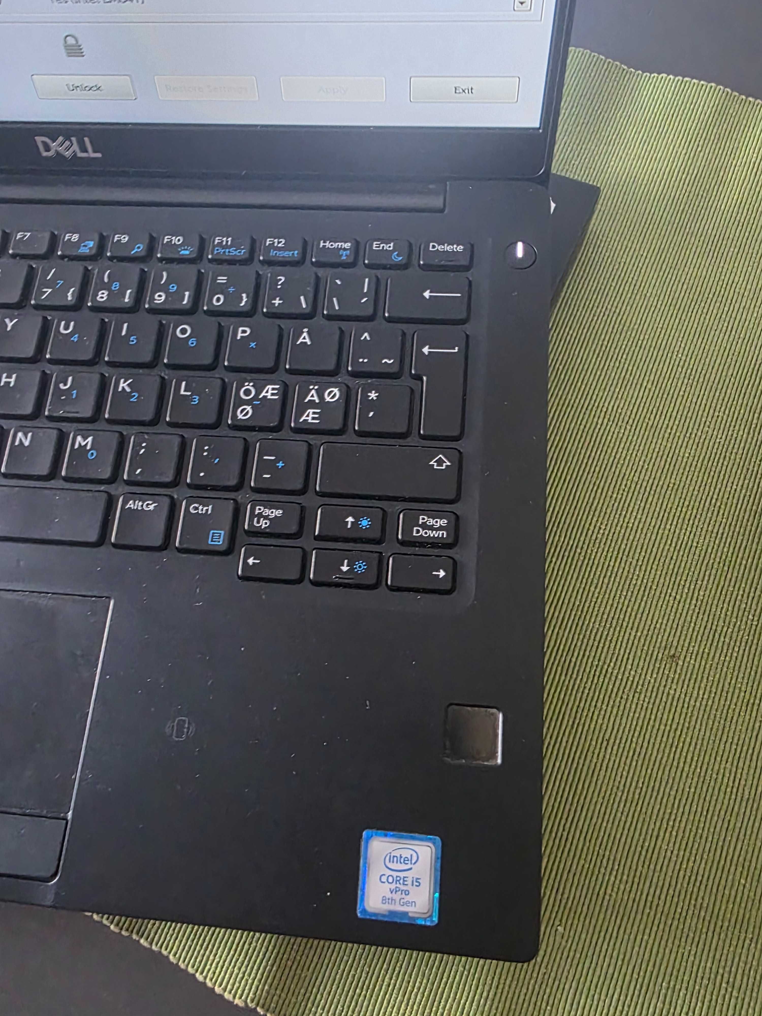 Vand laptop dell i5 vPro 8th gen