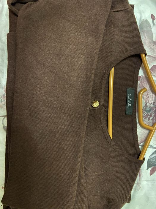 Gucci свитер Коричневый