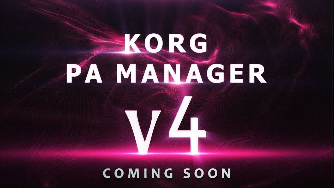 Servicii Korg pa manager v4