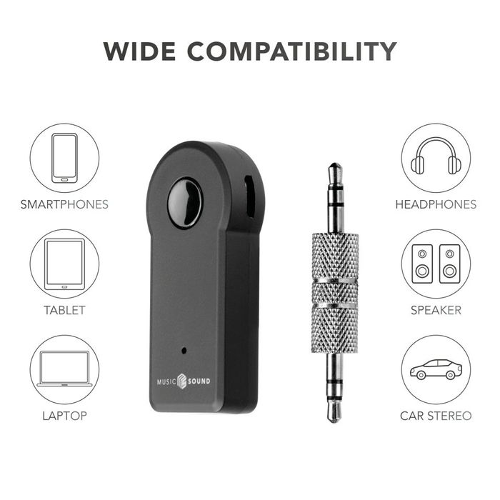 Audio Receiver Music sound Adaptor Bluetooth NOU Sigilat