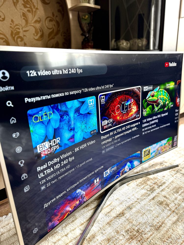 ТЕЛЕВИЗОР SAMSUNG 4K ИЗОГНУТЫЙ wi-fi smart tv оригинал