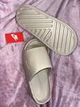 Papuci Nike bej crem maro alb 42-43 eticheta Șlapi Calm Slide sandale
