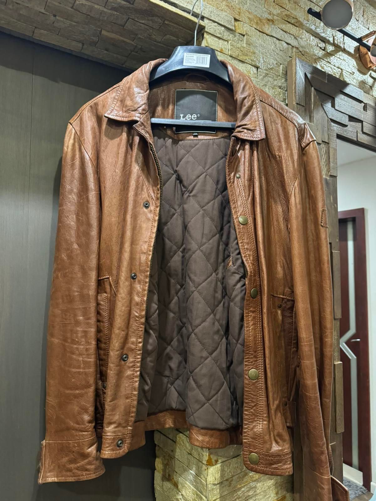 Кожено яке от естествена кожа Lee Outerwear