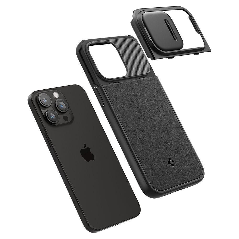 Калъф spigen optic armor mag magsafe за iphone 15 pro black