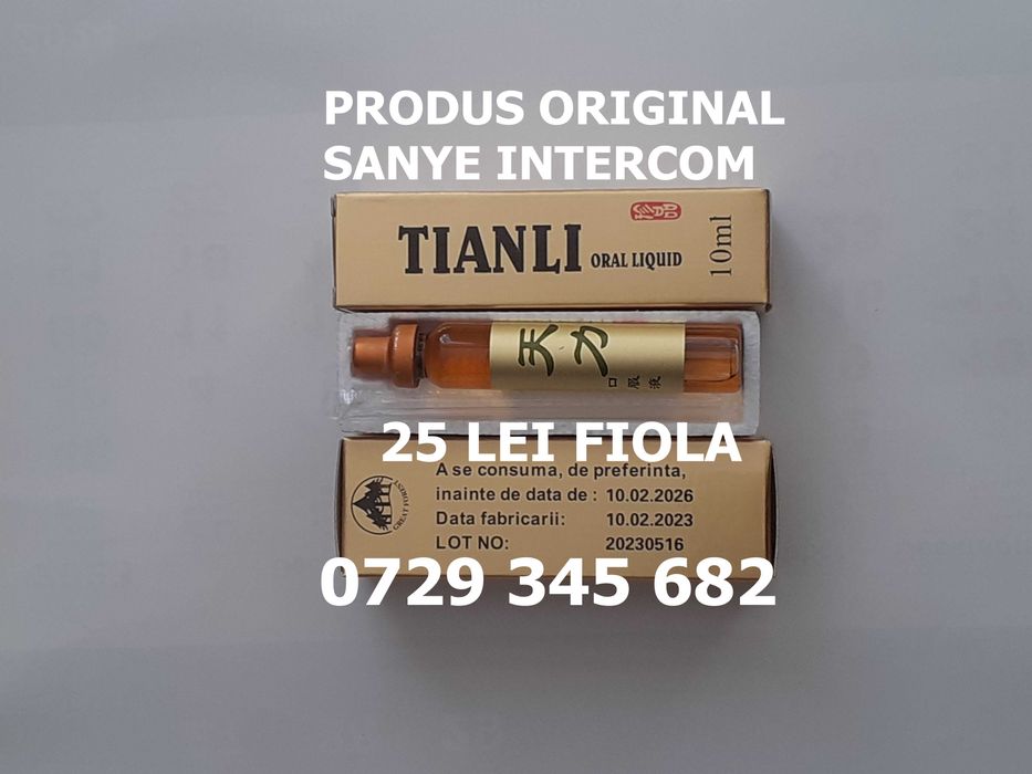 Tianli original Sanye Intercom - 25 lei fiola (150 lei cutia/6 bucati)