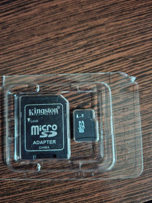 Card microSD 1 GB si adaptor Kingston