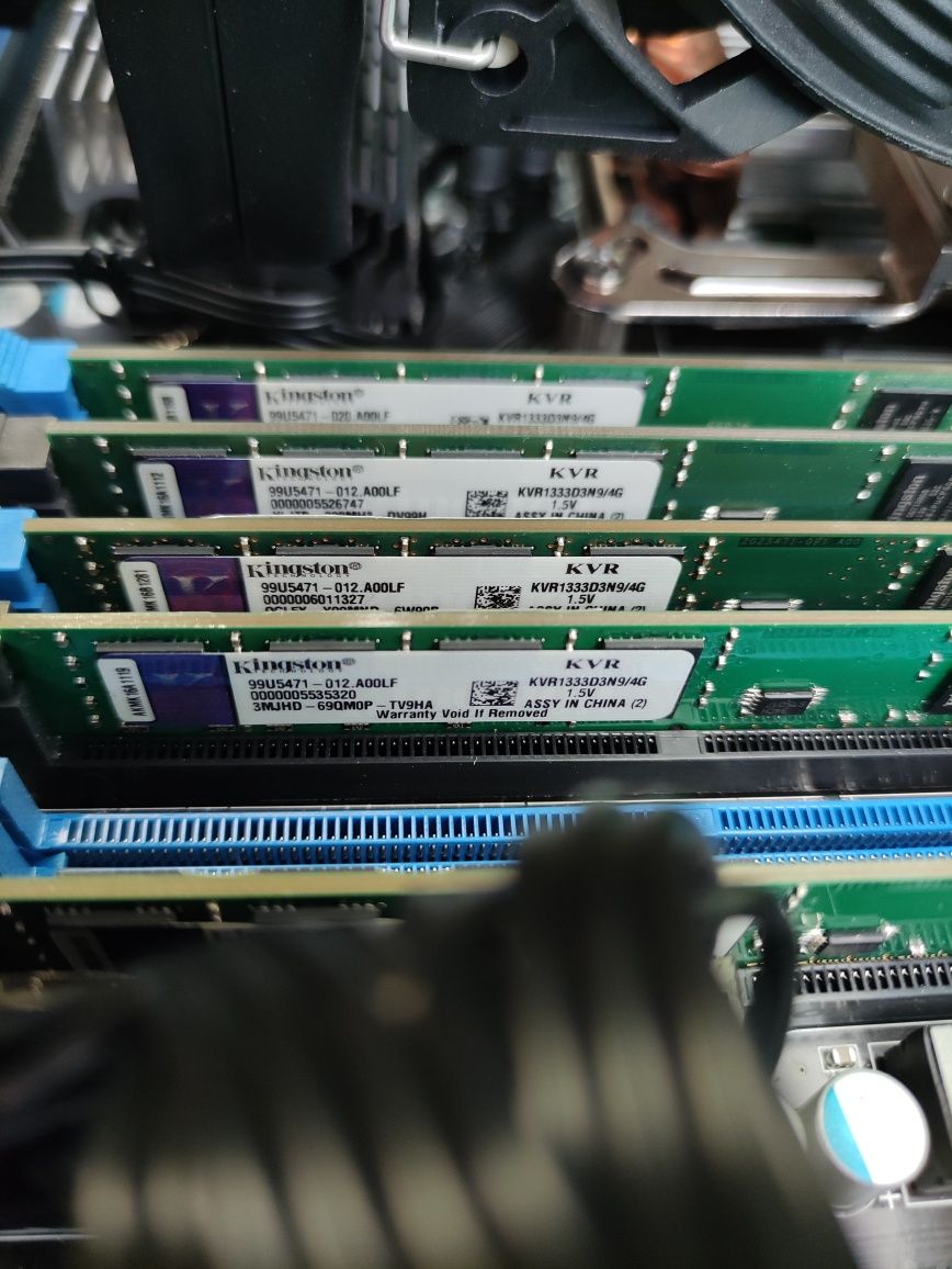 Настолен компютър Intel i7, MSI X58 PRO, GeForce GTX1050, 20GB RAM