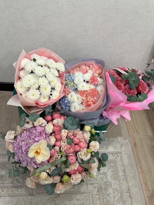 Свежие букеты дешево