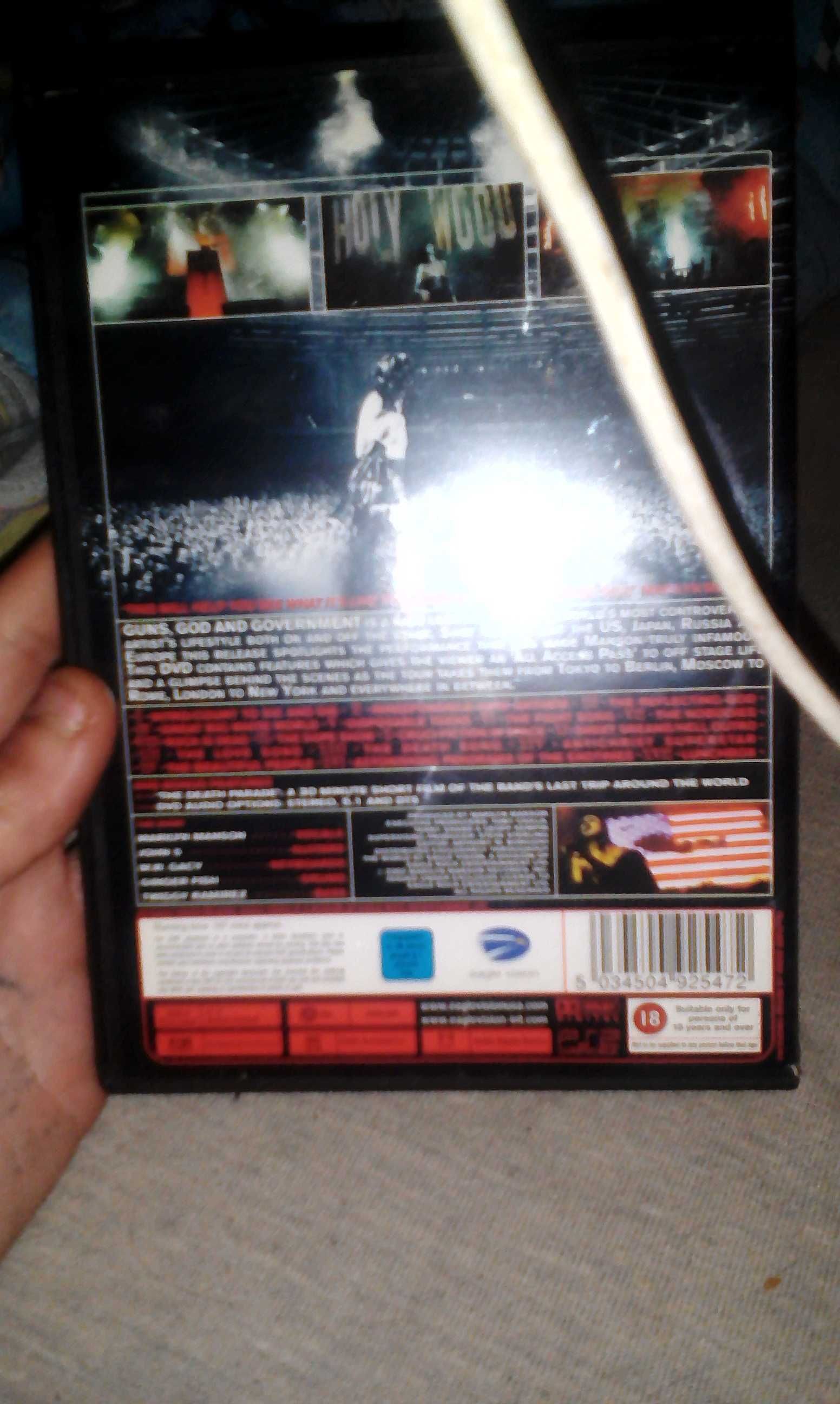 Marilyn Manson guns  god and government world tour dvd rare