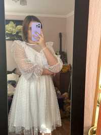 Платье белое 46 р