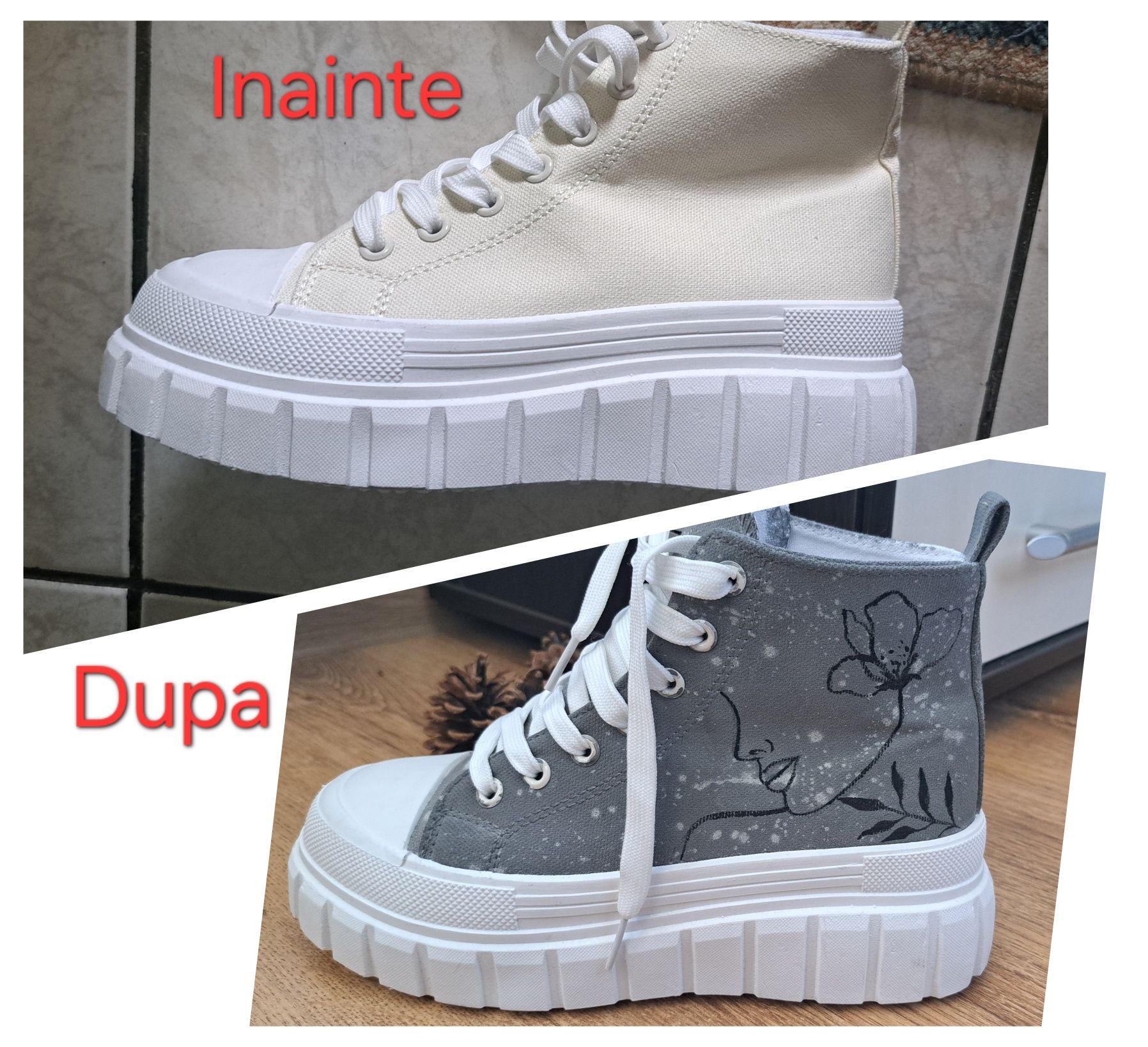Realizez picturi pe textil