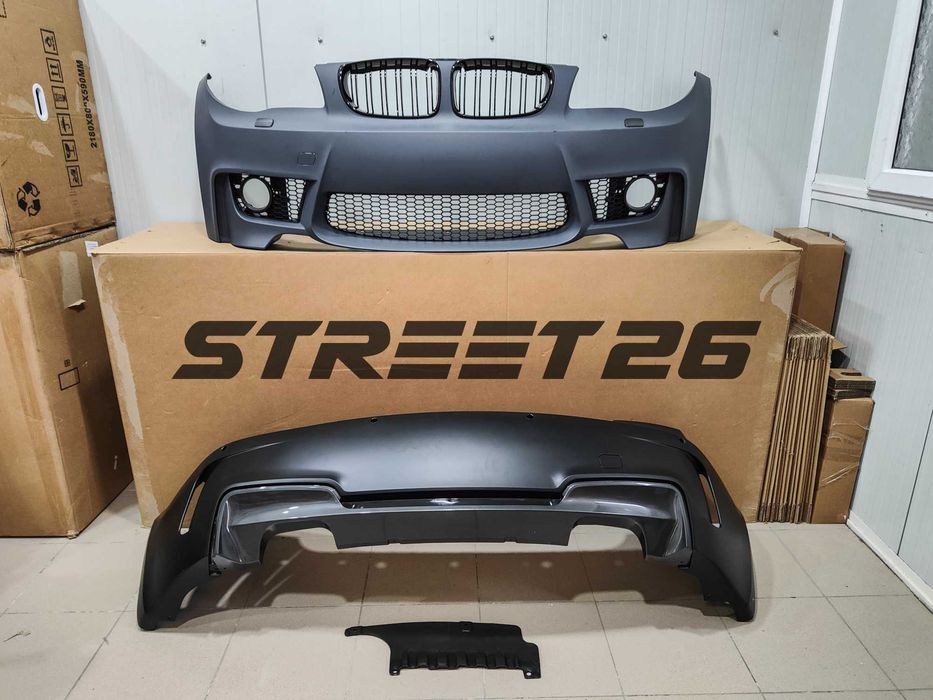 Kit Pachet M 1M BMW Seria 1 E87 E81 (2004-2011) cu Grile Duble