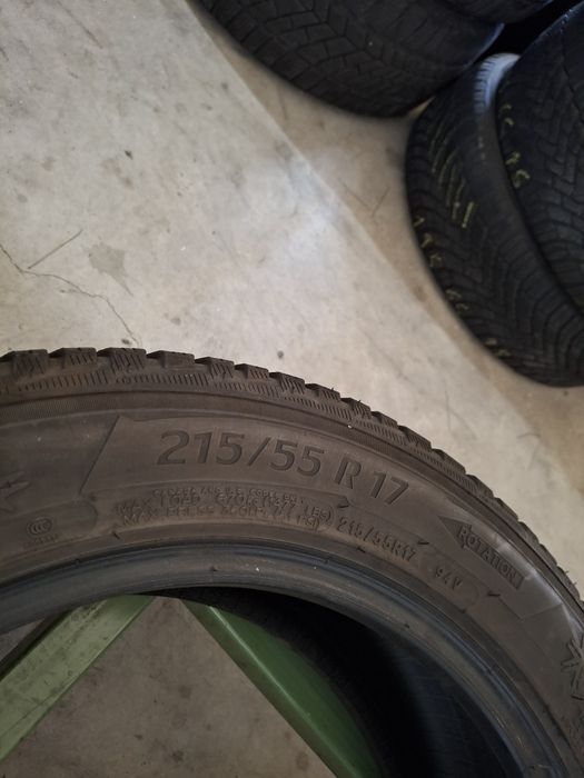2 Anvelopele de iarnă 215 55 r17 Michelin