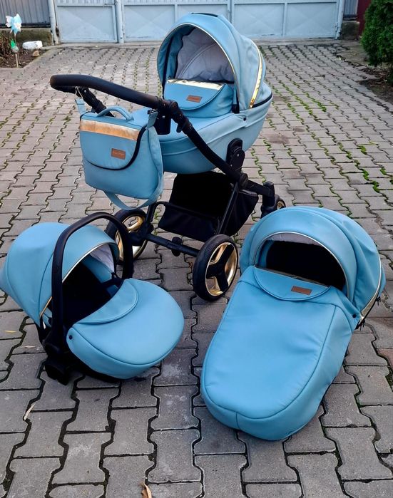 Carut krausman 3 in 1 prime mirage blue gold