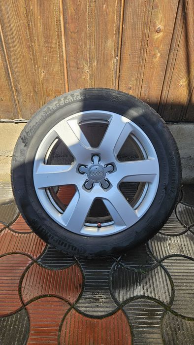 Jante Audi 17” originale cu anvelope Continental 225/55 R17