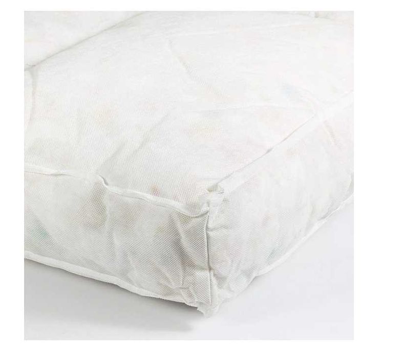 Pat pentru caini si pisici 65x50x12 cm verde catifea