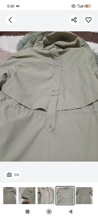 Теплая куртка с мехом