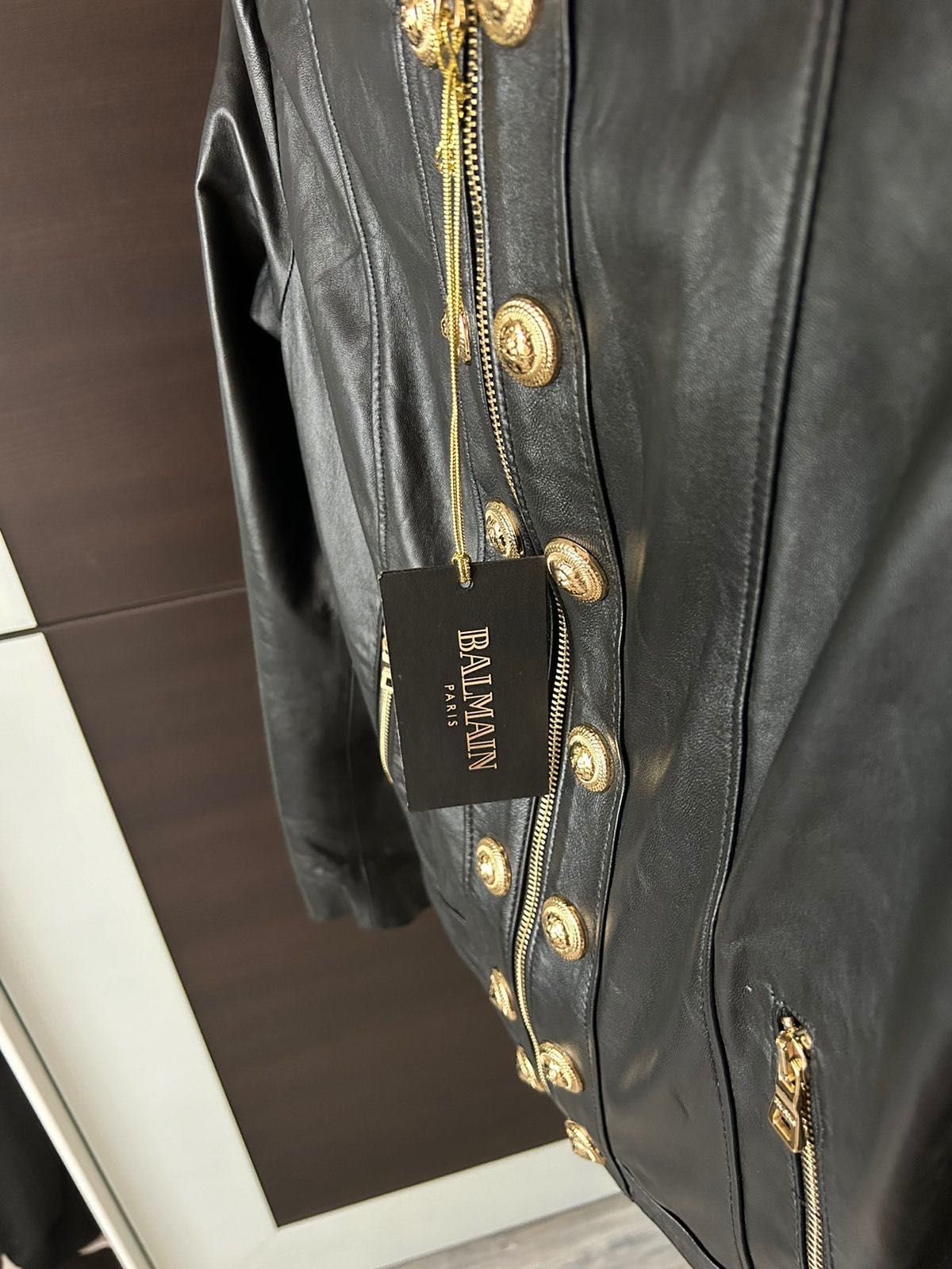 Яке, естественна кожа Balmain