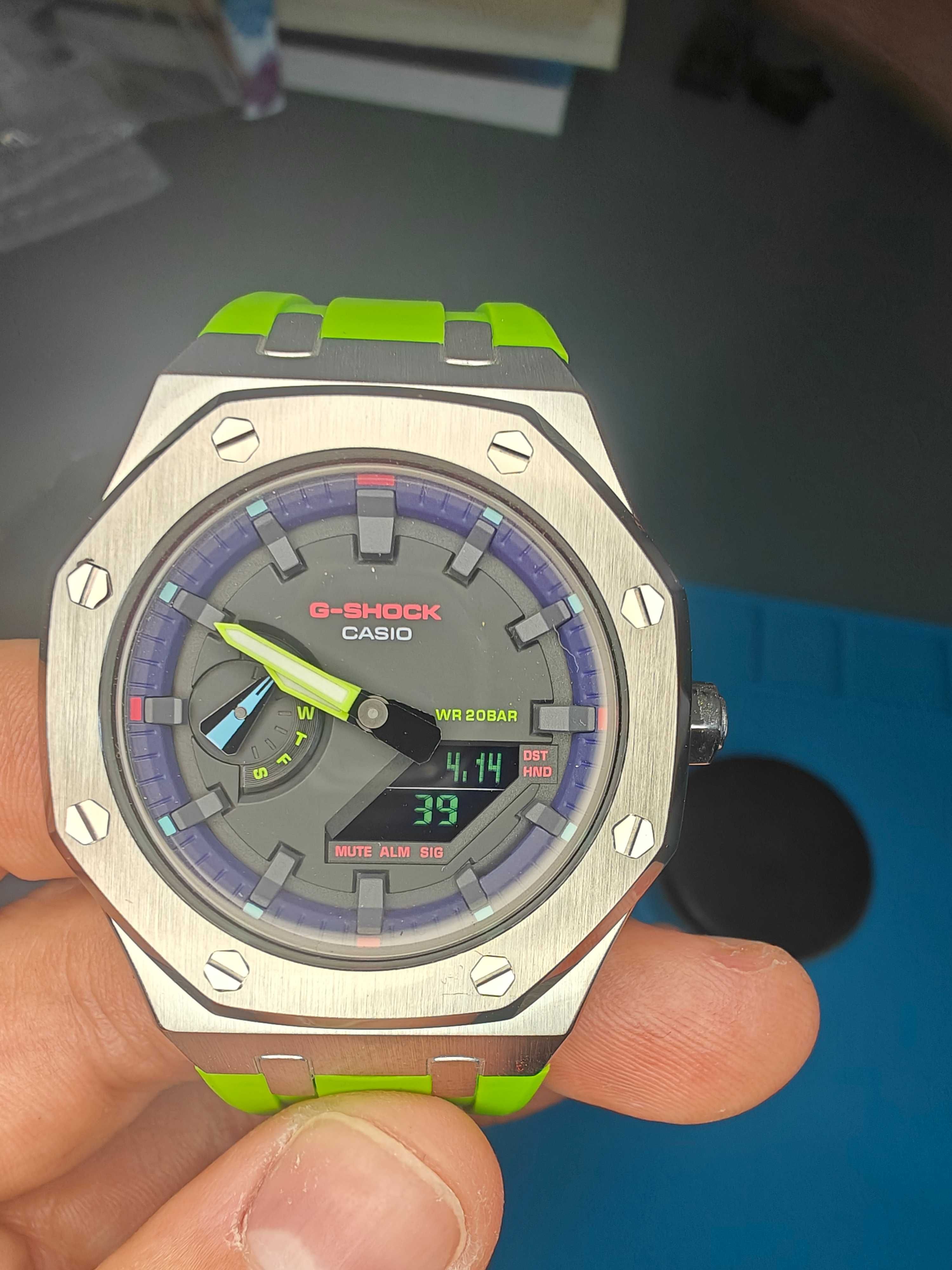 Casio G-Shock GA 2100 Green Mod
